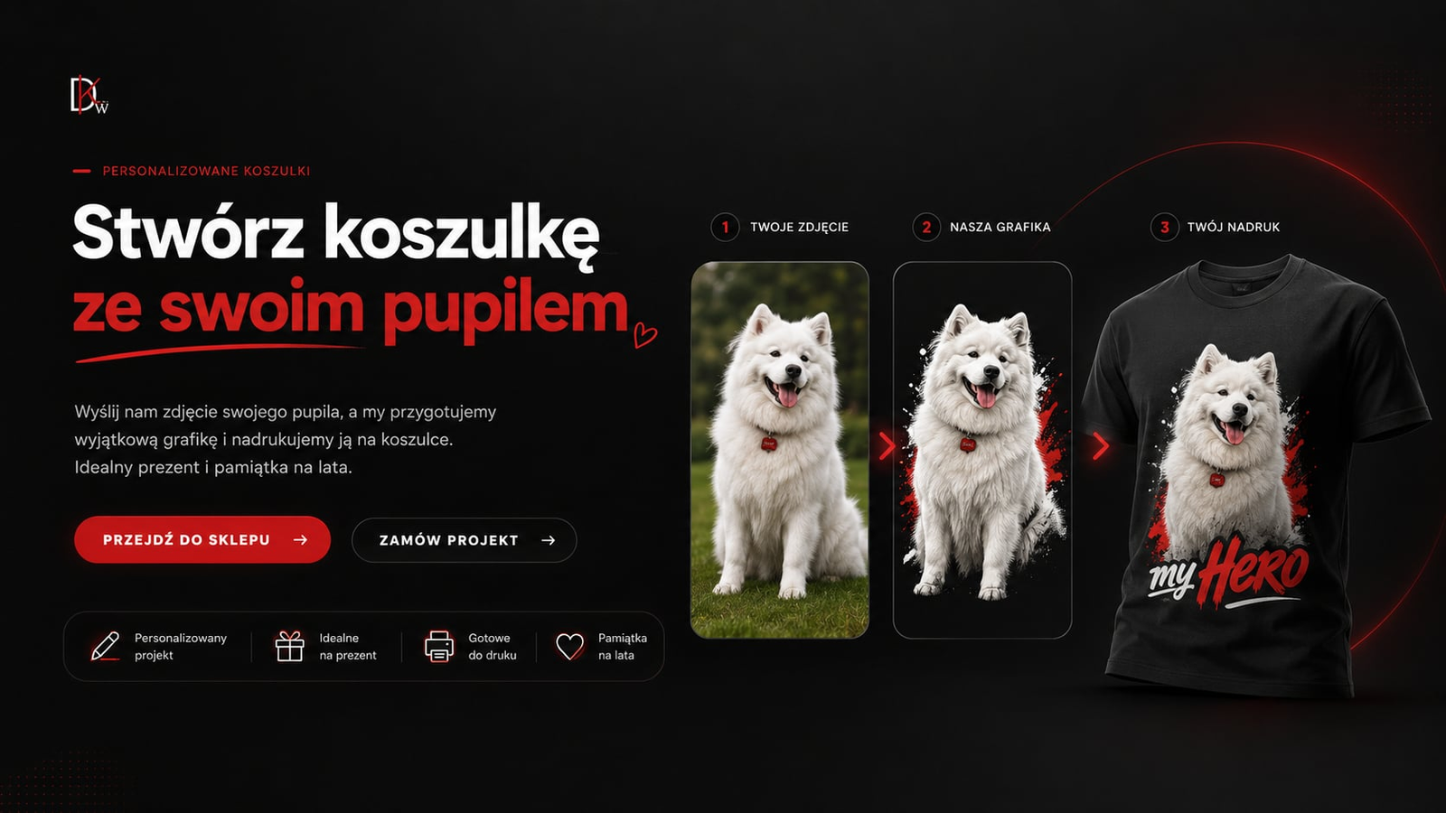 DKW Print - stwórz koszulkę ze swoim pupilem