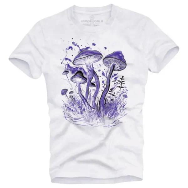 T-shirt design GRZYBY FIOLETOWY