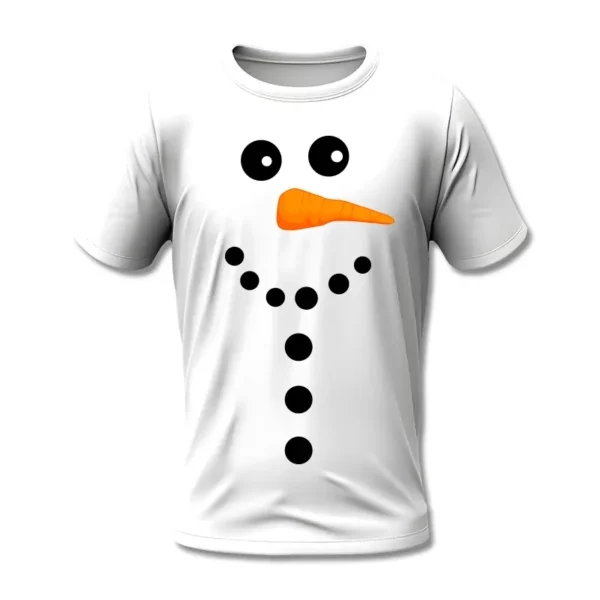 T-shirt ŚWIĘTA WHITE - buzia bałwana