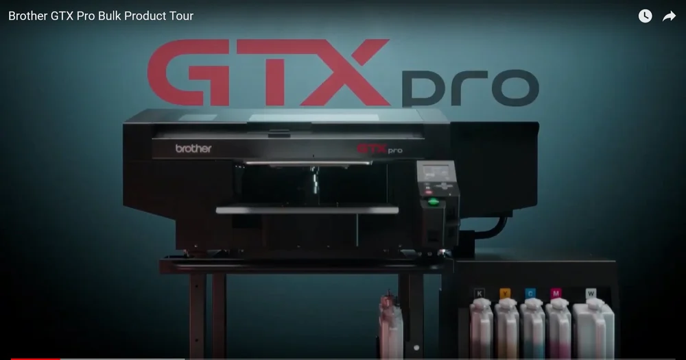 Brother GTXpro podczas prezentacji druku